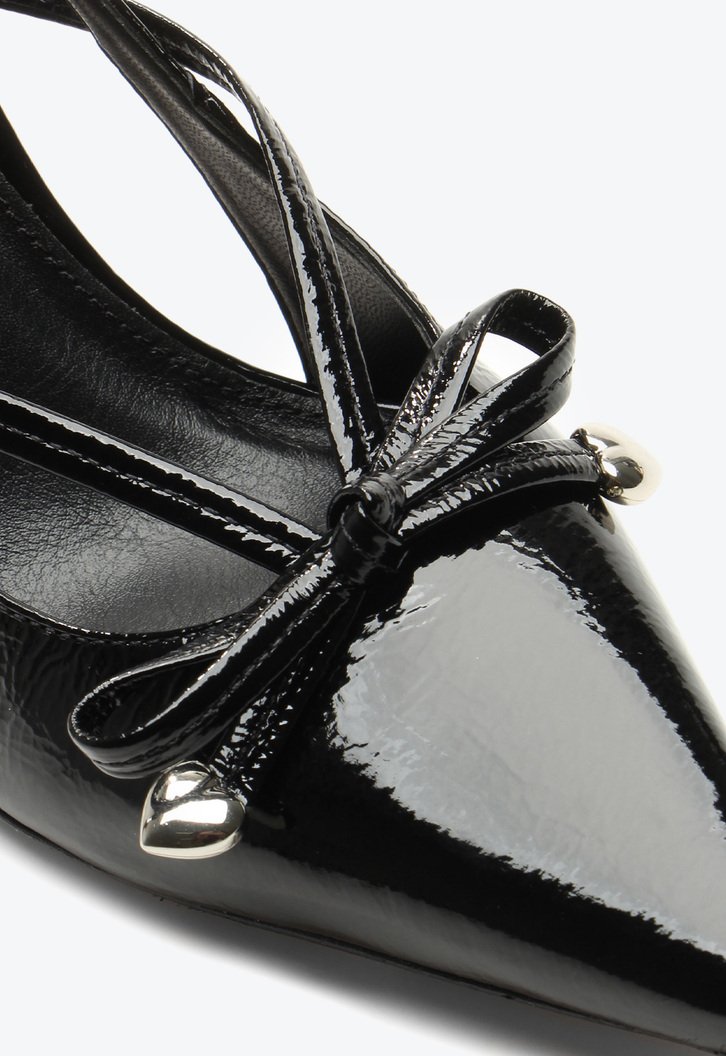 Scarpin Preto Vicenza Blossom | ZZ MALL