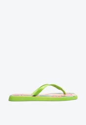Kit Chinelo De Dedo Verde Listras E Bag Fruttare Arezzo