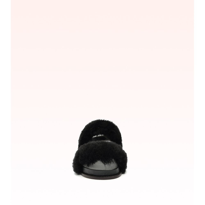 Sport Sandal Shearling Black