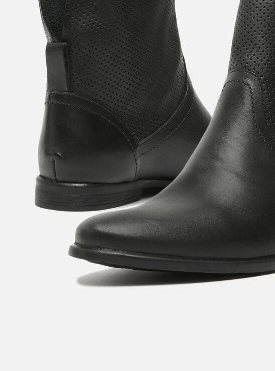 BOTA PRETA AREZZO CANO MÉDIO SALTO BAIXO