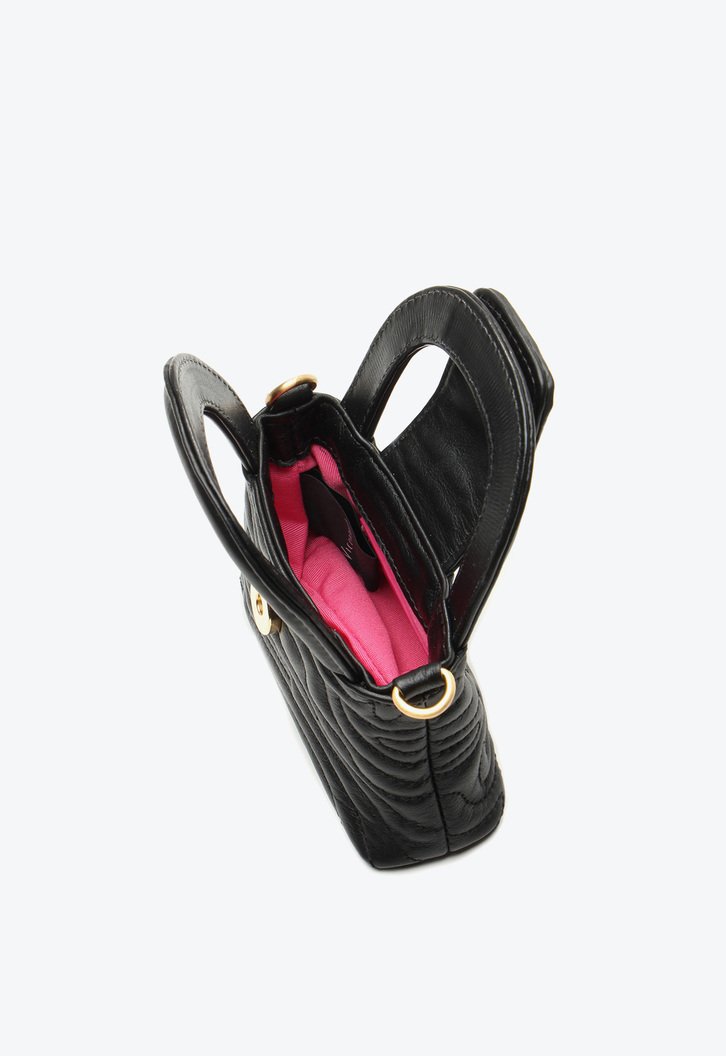 Bolsa Tiracolo Eleonora Pequena Preto