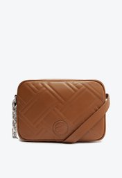 Bolsa Tiracolo Marrom Anacapri Correntes Média
