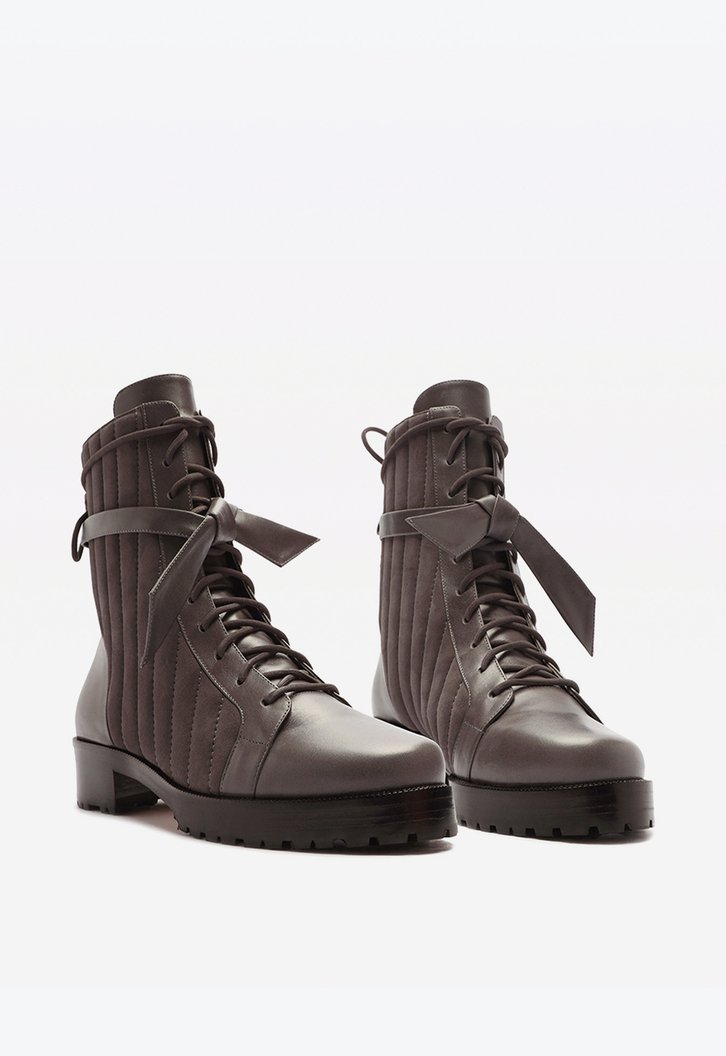 Quilted Clarita Combat Ashgray