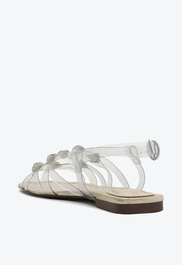 SAPATO GEORGIA FLAT METALIZADA