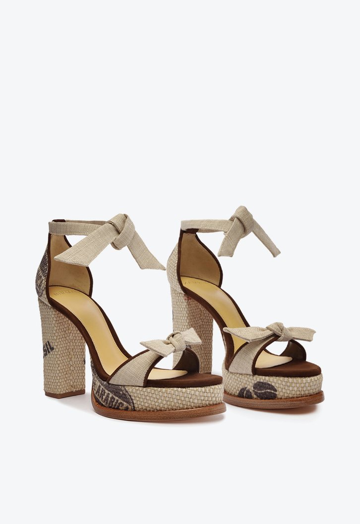 Clarita Platform Natural/Mousse