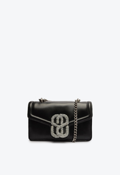 Bolsa Preta Schutz Transversal Pequena Couro S