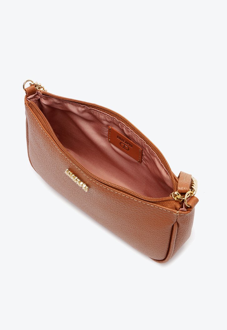 Bolsa Tiracolo Média Fun Marrom