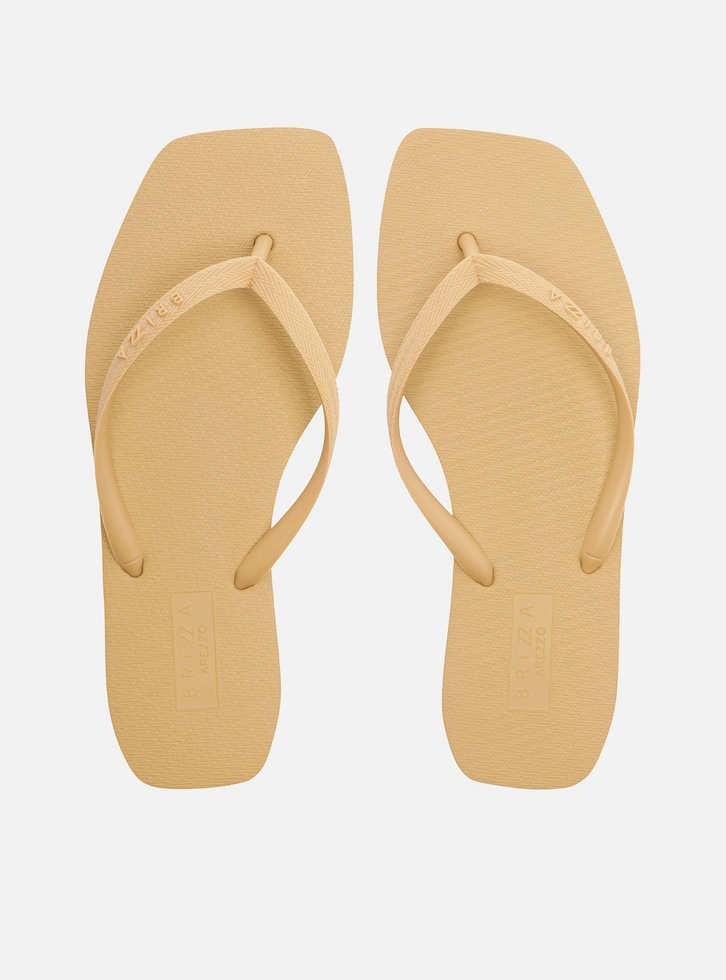 Chinelo de Dedo Nude Básico Square Brizza