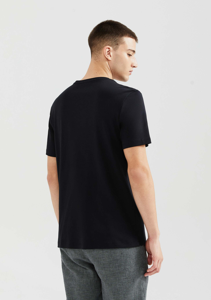 Camiseta Branca Hering Manga Curta Super Cotton Pima