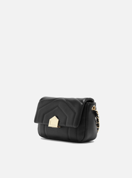 Bolsa Preta Tiracolo Média Matelassê