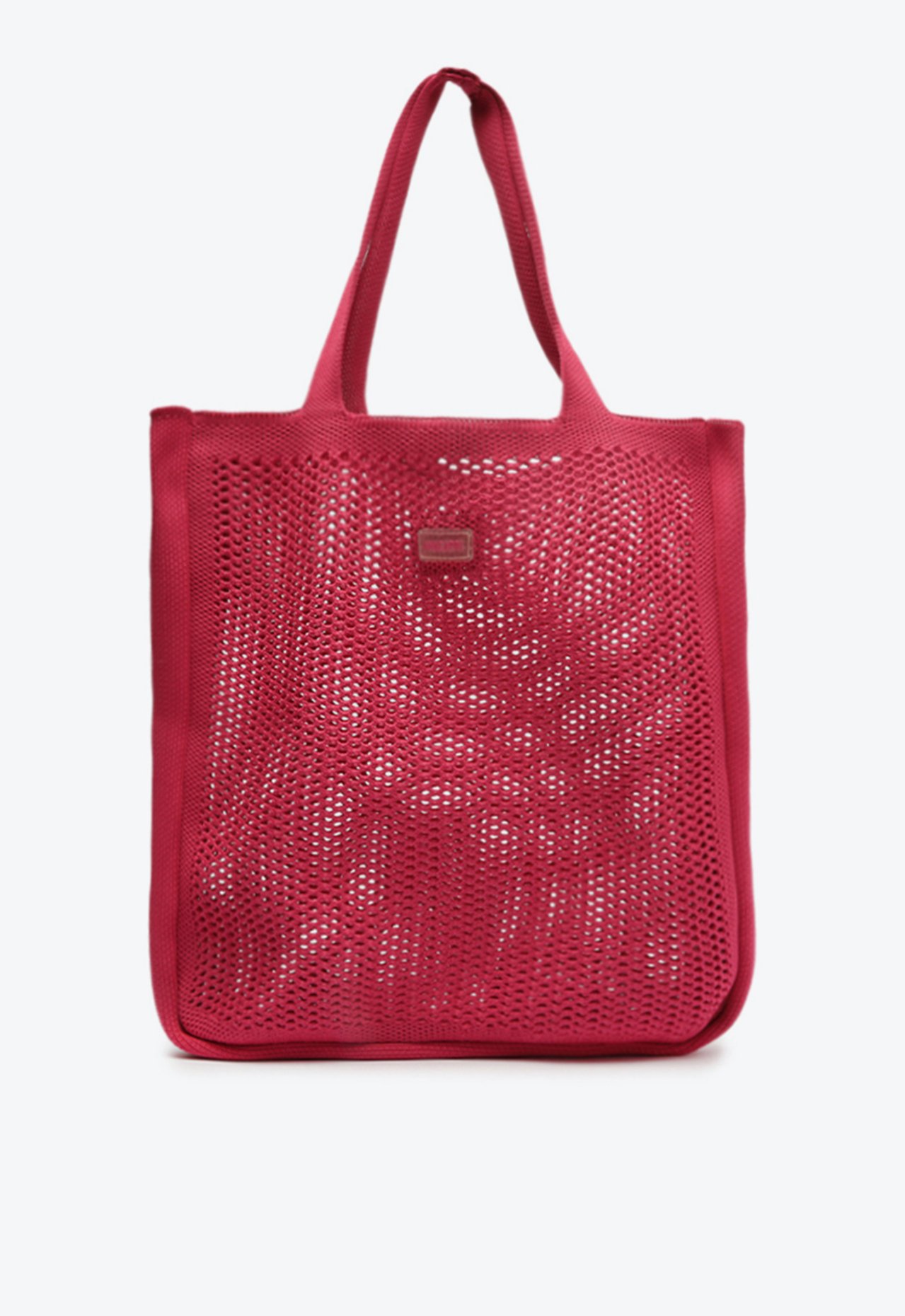 Bolsa Shopping Rosa Natural Anacapri Grande Knit Bolsa Shopping Rosa Natural Anacapri Grande Knit