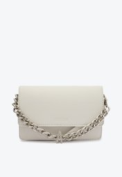 Bolsa Tiracolo Off-white Anacapri Corrente Pequena