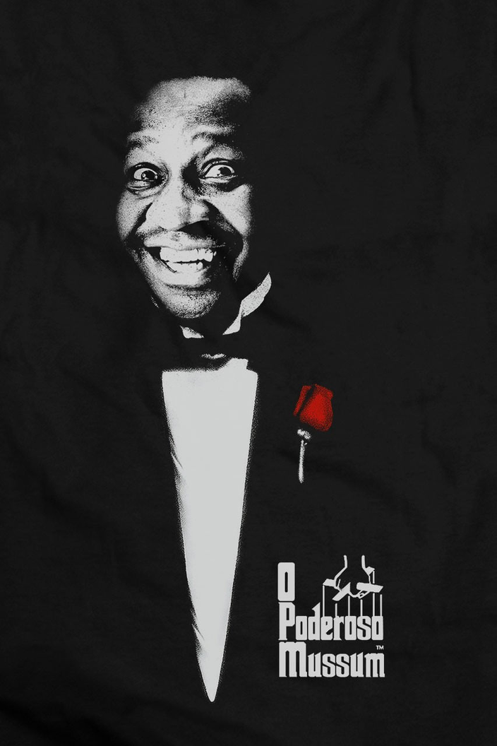 CAMISETA PRETA RESERVA O PODEROSO MUSSUM