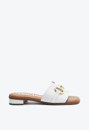 Sandália Puffer Mule Branca Anacapri Bridão