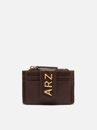 Porta-Cartões Marrom Couro Bolso ARZ