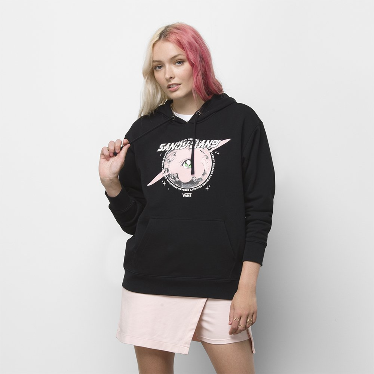 Moletom Vans Hoddie X Sandy Liang Black | ZZ MALL