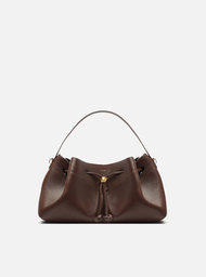 Bolsa Bucket Marrom Arezzo Couro Média Knot