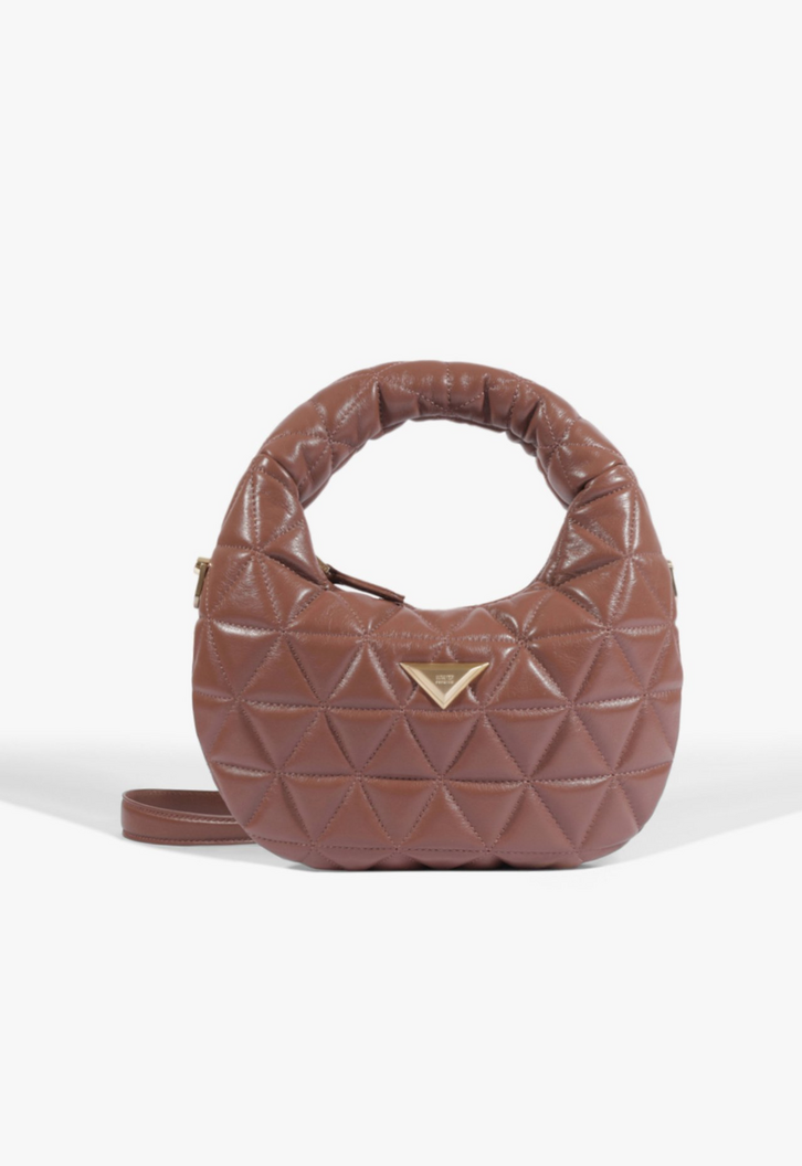 Bolsa Schutz Hobo Média 944 Couro Marrom