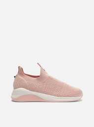 Tênis Slip On Nude Arezzo Salmão Knit Studs | ZZ MALL