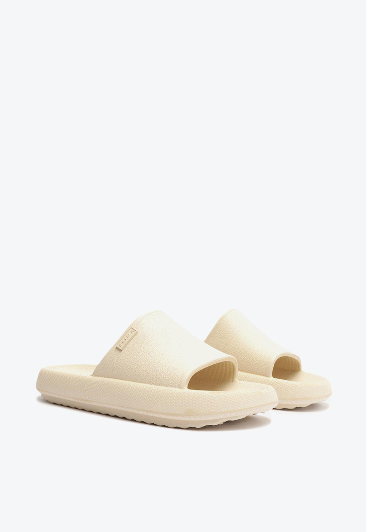 Chinelo Slide Flatform Off-white Brizza