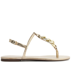 Rasteira Corrente Slim New Dourada