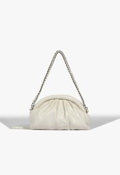 Bolsa Pouch Buzz Couro Branca