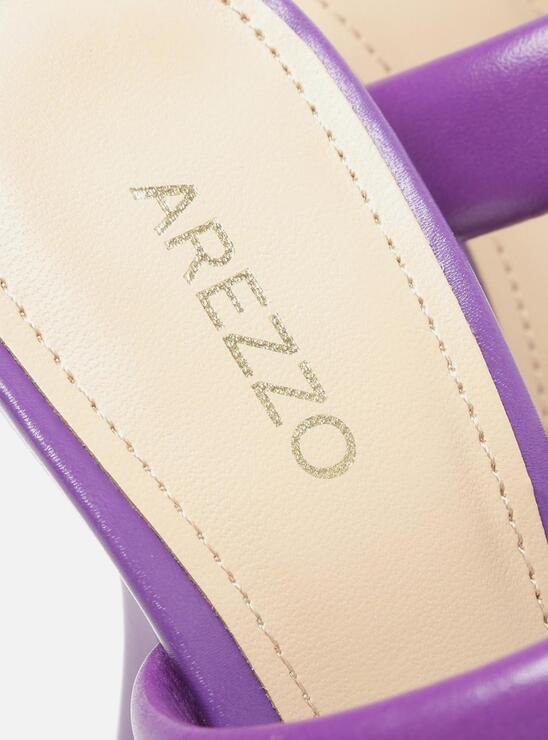 Sandalia roxa arezzo sales