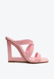 Sandália Mule Rosa Schutz Anabela Full Color