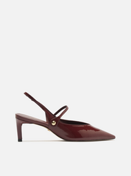 Scarpin Vermelho Salto Médio
