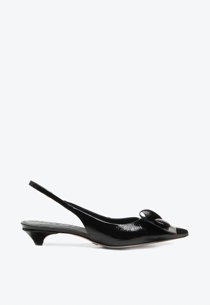 Slingback Avril Vicenza - Preto - 35