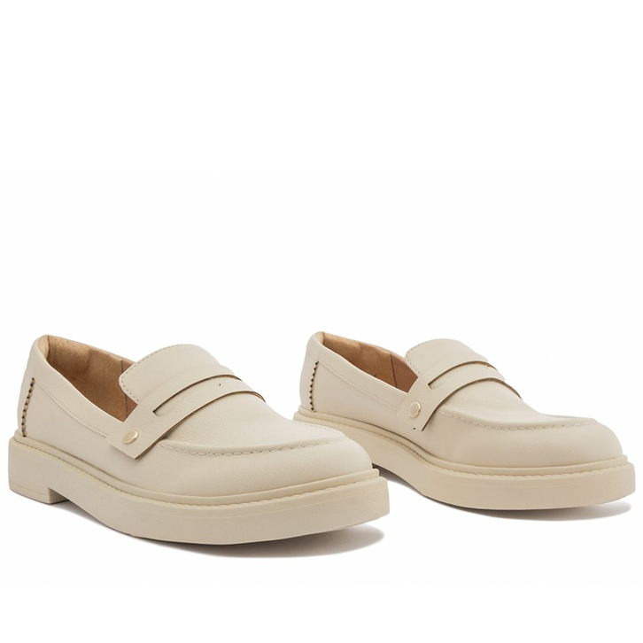 Mocassim Nude Detalhe Removível