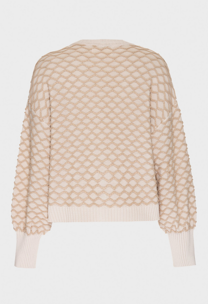 Cardigan Tricô Kassia Areia | ZZ MALL