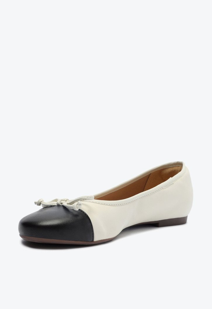 Sapatilha Scarpa Lisa Laço Bege