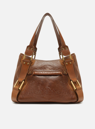 Bolsa Tote Marrom Couro Gretha Grande