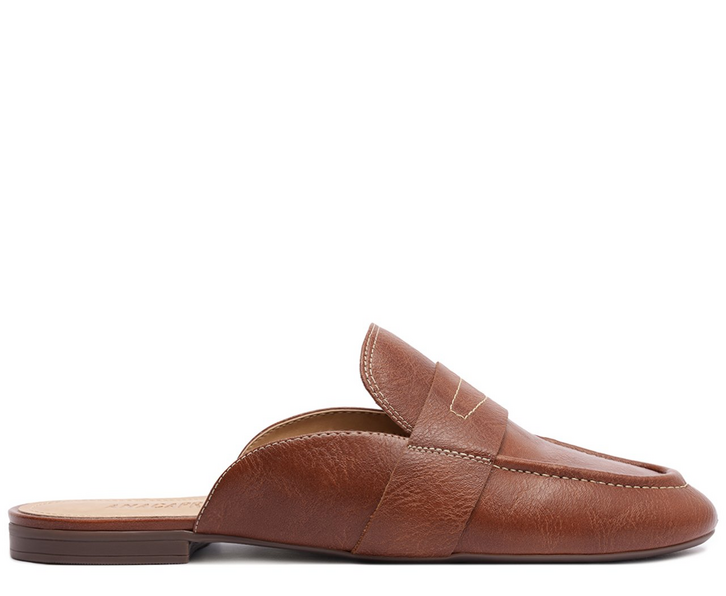 Mule Liso Monocolor Marrom | ZZ MALL
