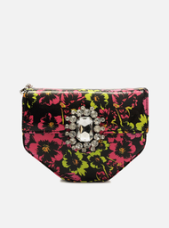 Bolsa Tiracolo Estampas Arezzo Estampa Couro Pequena Pedraria