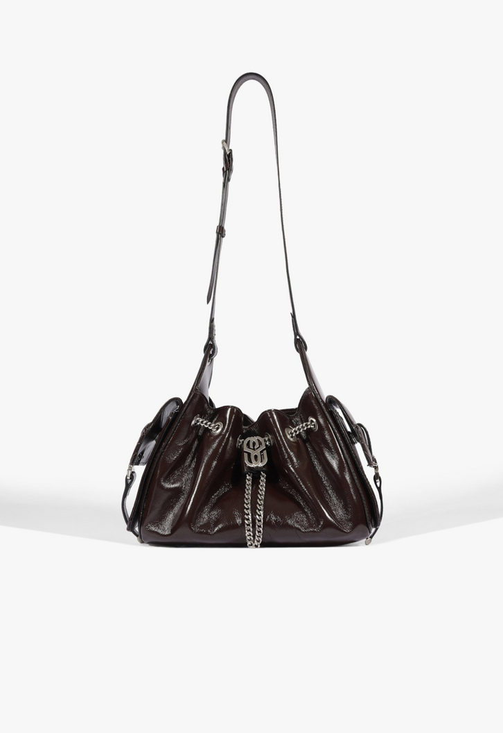 Bolsa Schutz Mini  Lilibet Média Couro Marrom