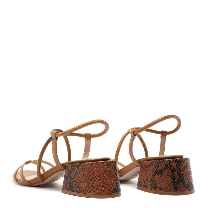 Sandália Schutz Ecower Rich Tan