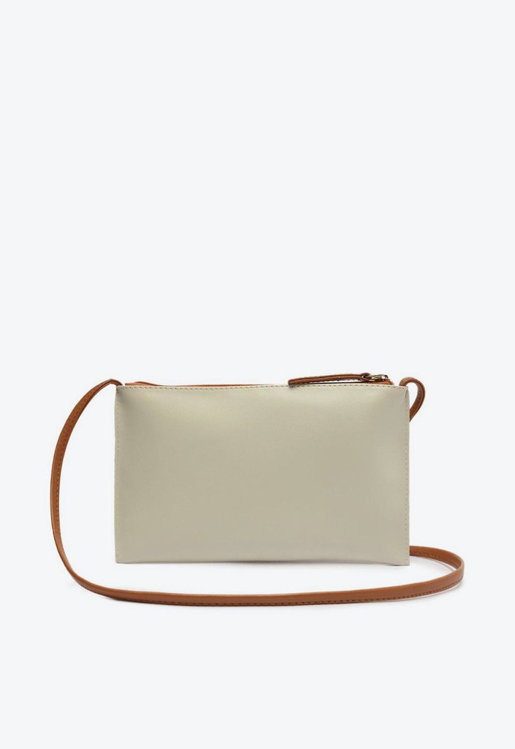 Bolsa Tiracolo Branca Anacapri Minimal Pequena