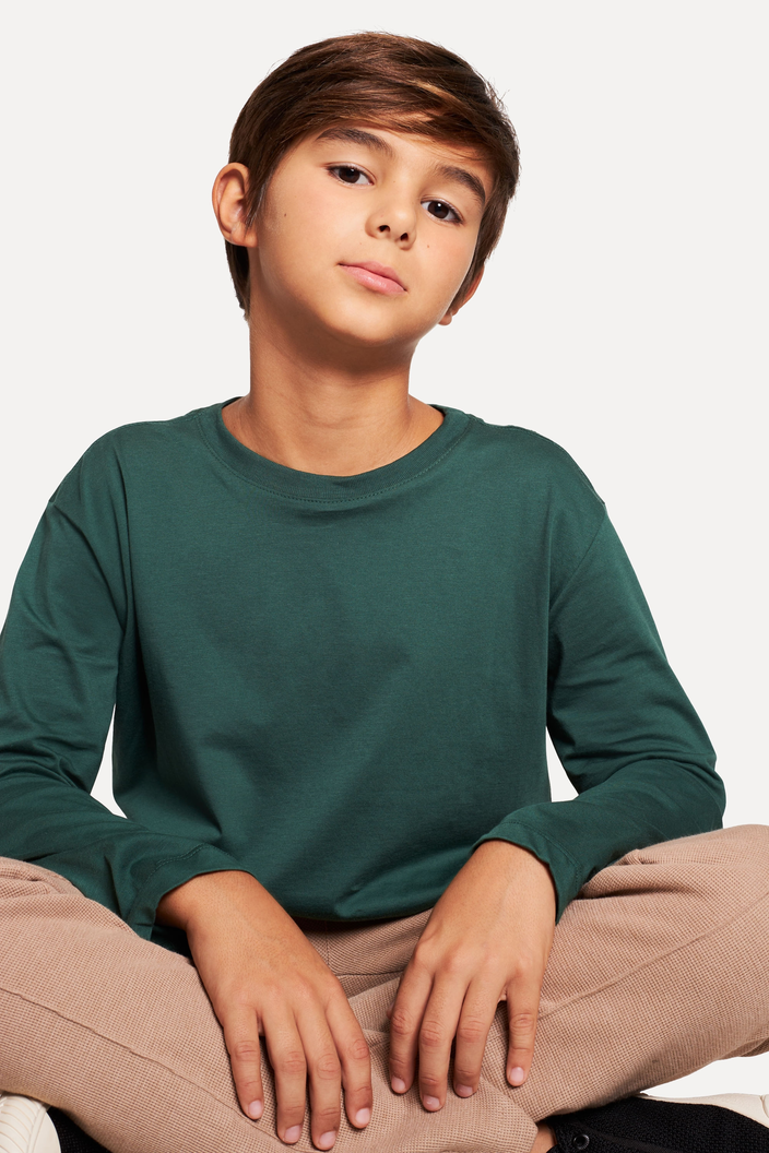 CAMISETA VERDE ESCURO RESERVA MINI PIMA CORES