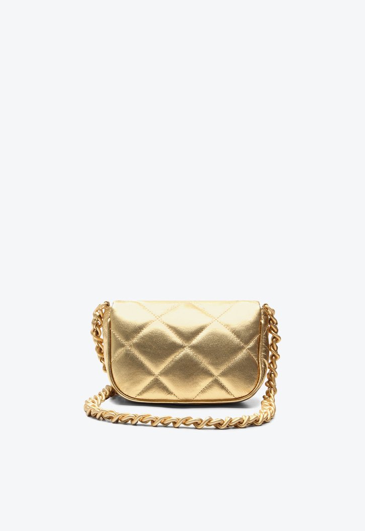 Bolsa Tiracolo Cristine Pequena Dourado