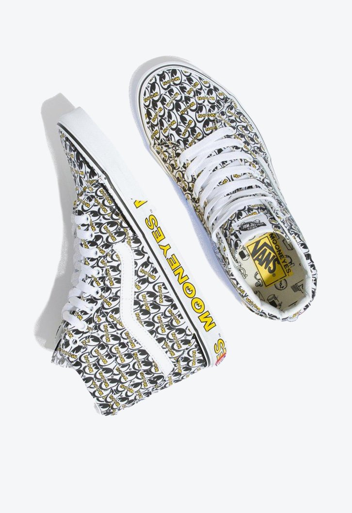 Tênis Vans Sk8-Hi Mooneyes True White Yellow