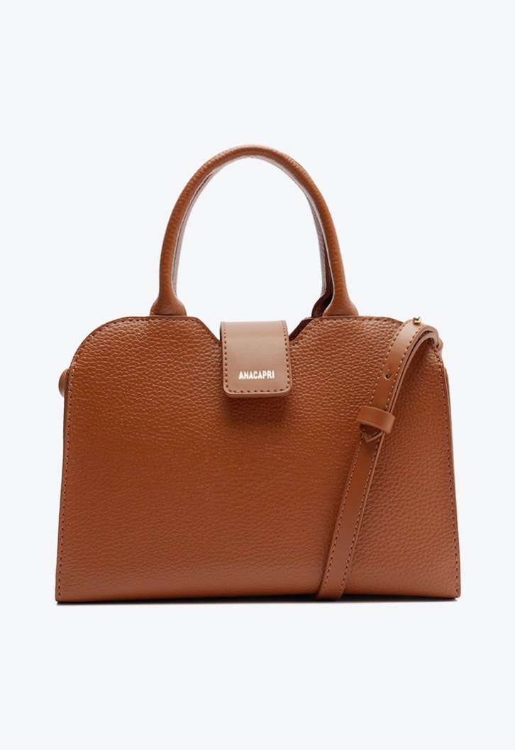 Bolsa Tote Marrom Anacapri Média Estruturada