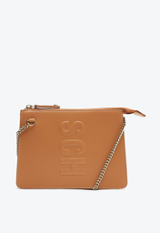 Bolsa Tiracolo Marrom Schutz Pequena Tassy Couro