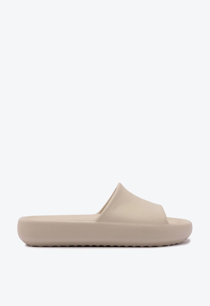 Chinelo Nuvem Liso Bege
