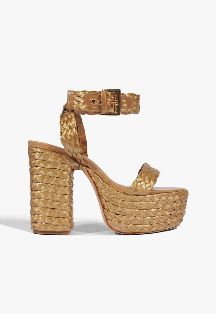 Sandália Plataforma Ayana Marrom