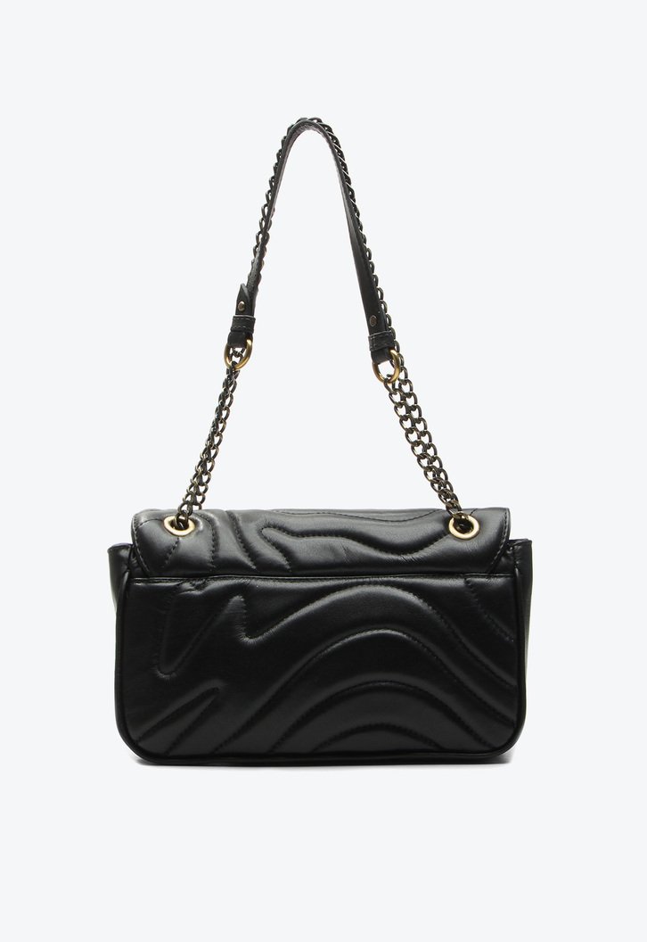 Bolsa Tiracolo Preto Vicenza Lily Média