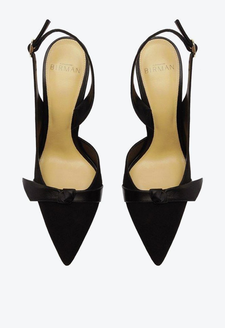 Asymmetric Clarita Slingback 100 Black