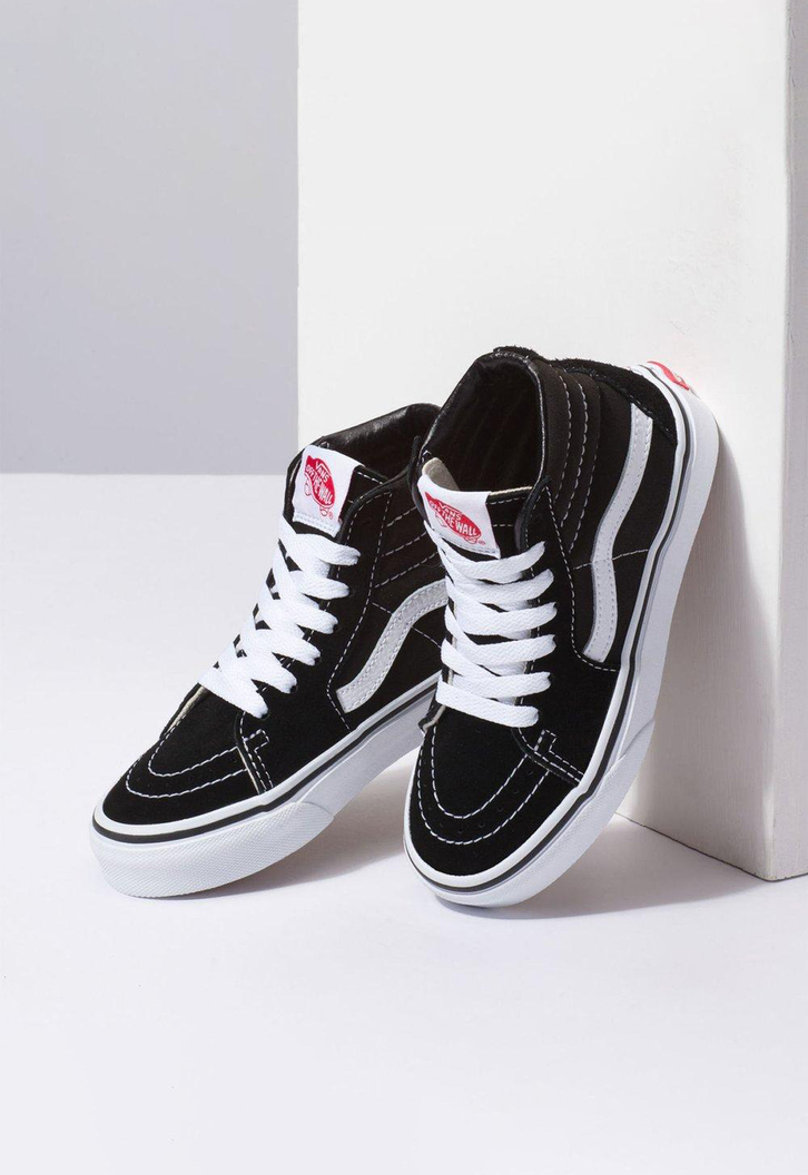 Tênis Vans Infantil Sk8-Hi Black True White
