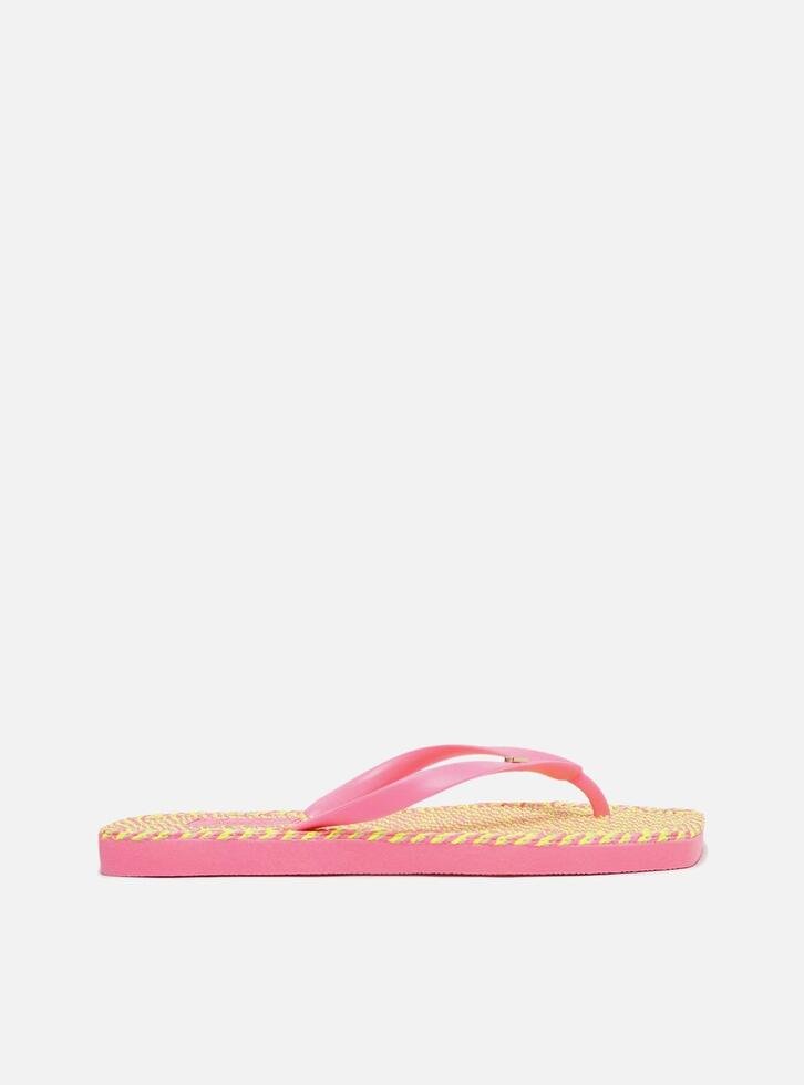 Chinelo De Dedo Rosa Brizza Fluo